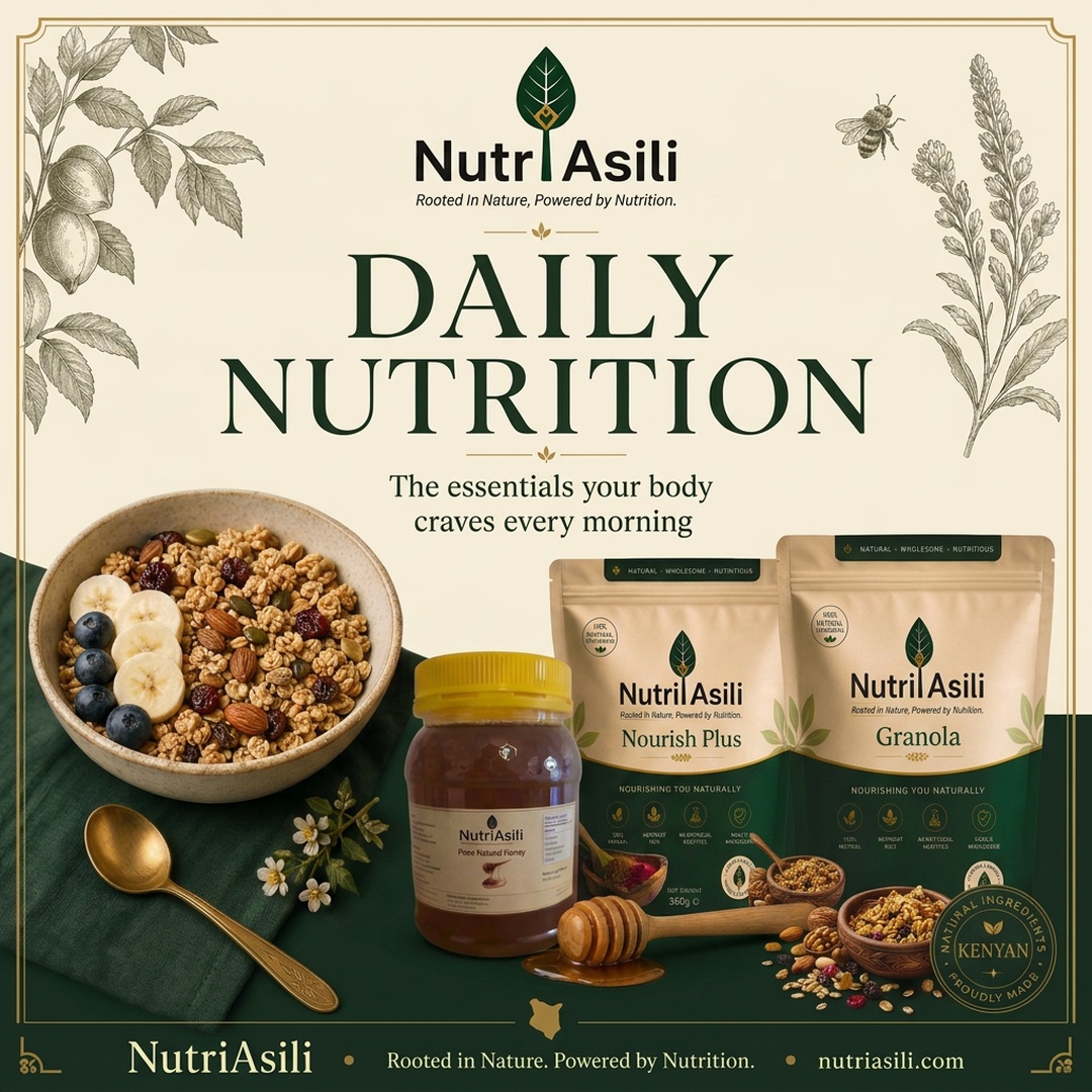 NutriAsili Daily Nutrition square social media poster