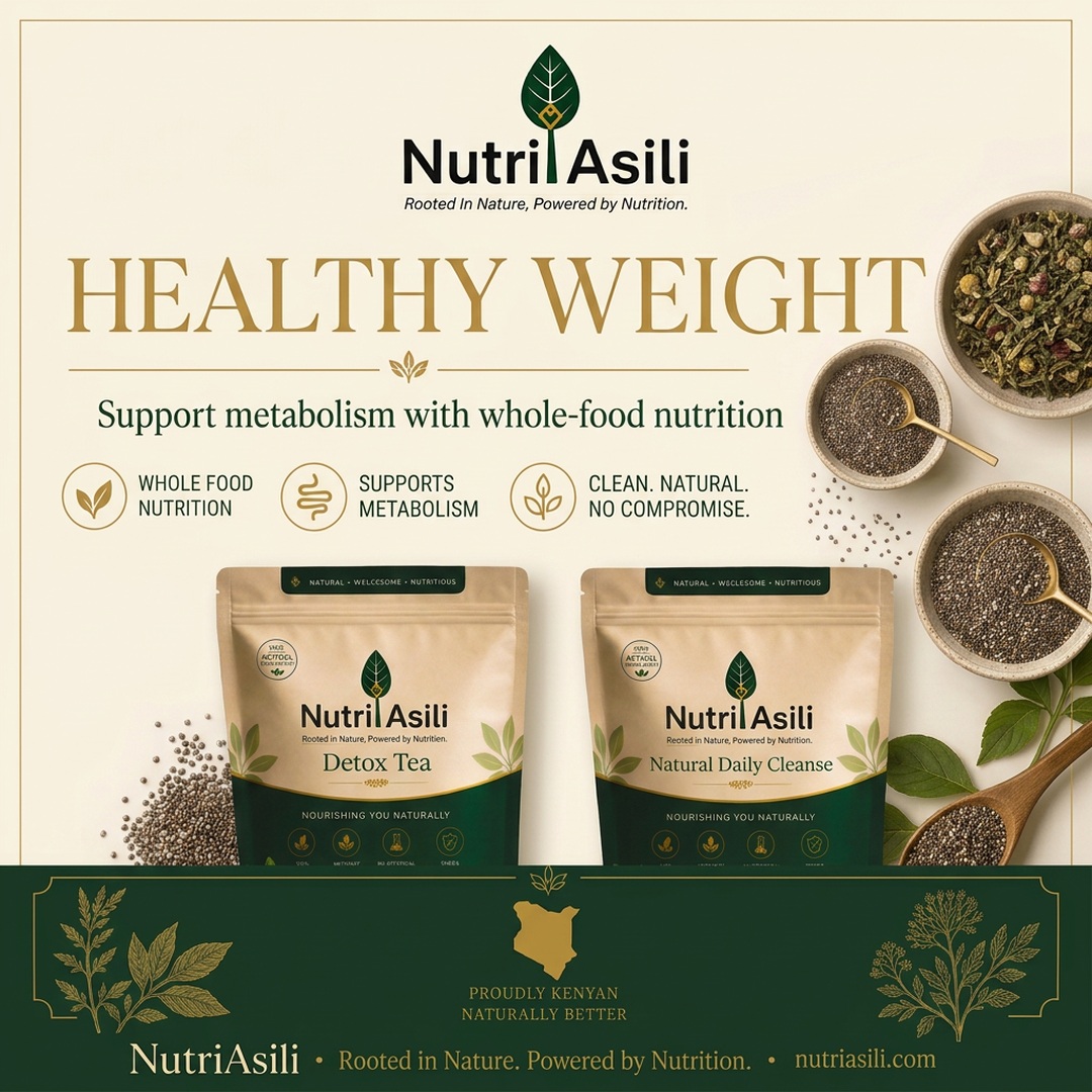 NutriAsili Healthy Weight square social media poster