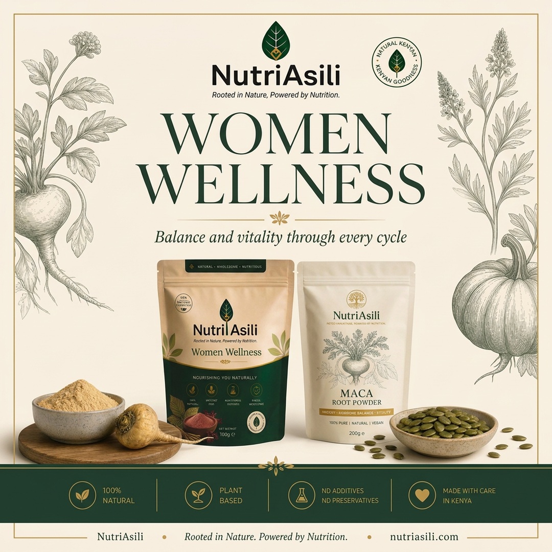 NutriAsili Women Wellness square social media poster